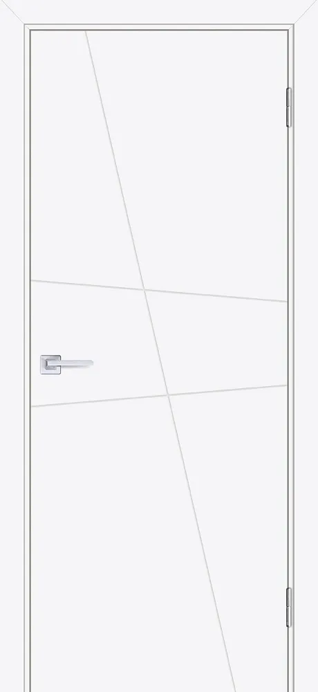 Фото Межкомнатная дверь Смальта-Лайн 02 Белый ral 9003